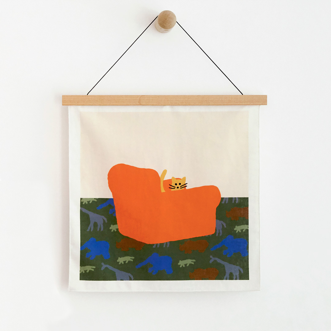 ARMCHAIR FABRIC POSTER - SMALL