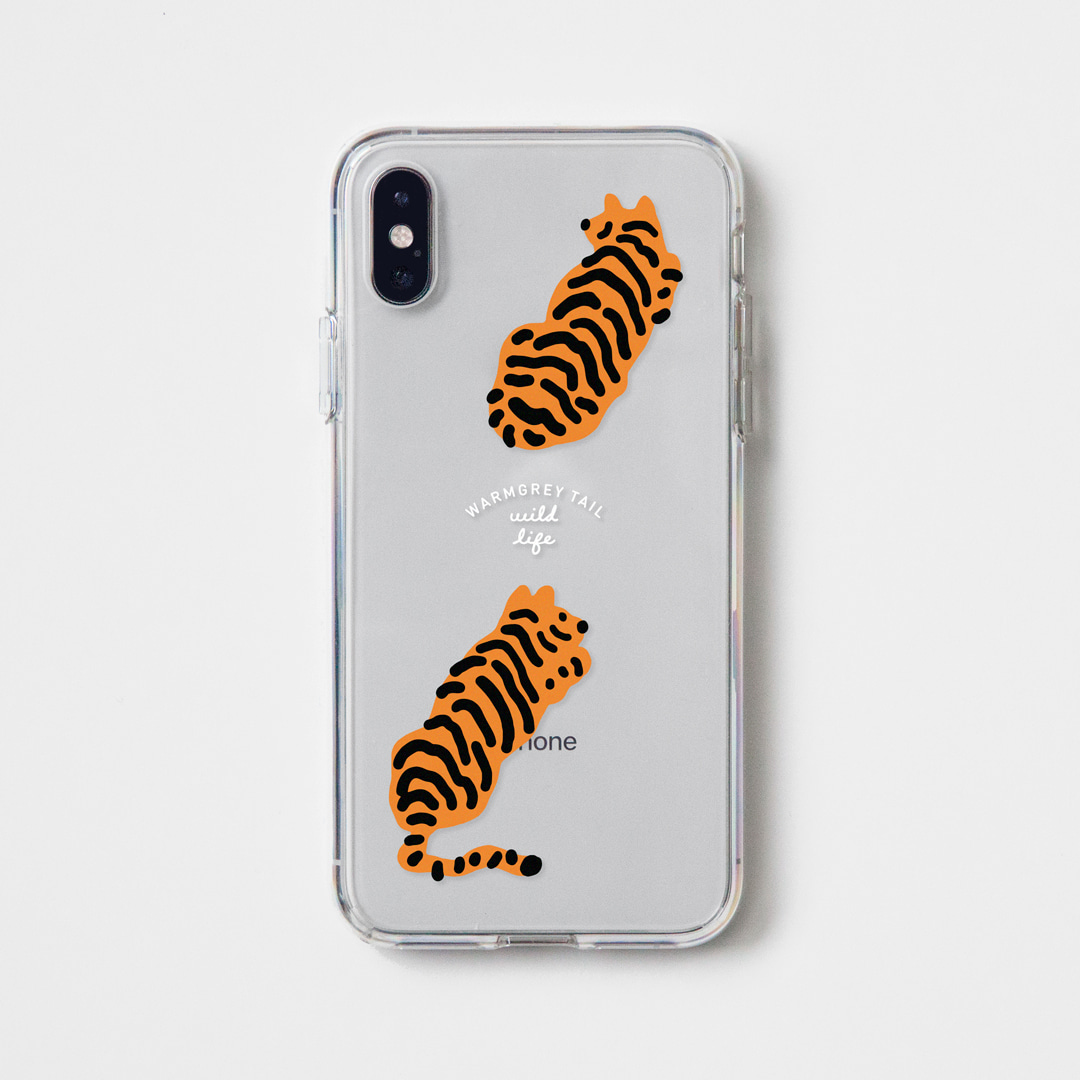 TIGERS CLEAR CASE