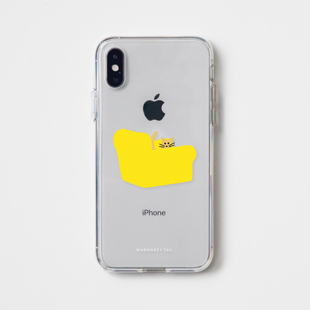 ARMCHAIR - YELLOW CLEAR CASE
